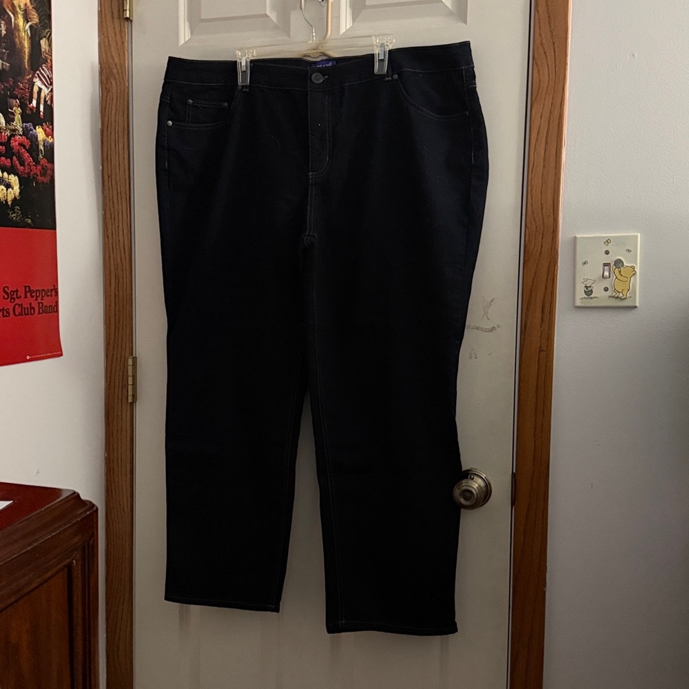 Just My Size Classic Fit Dark Denim Jeans